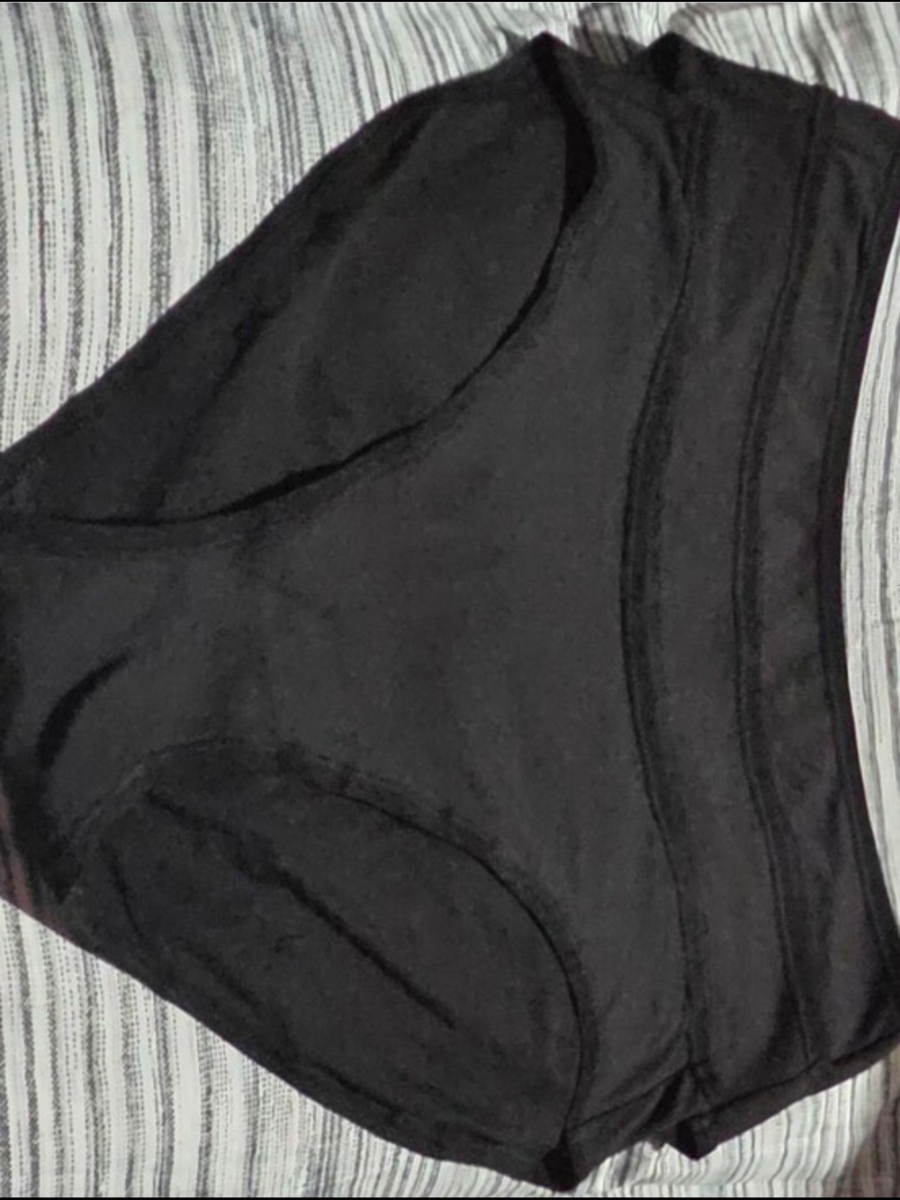 NWOT- Pact Organic Women's Black Full Coverage Cotton Brief Panties